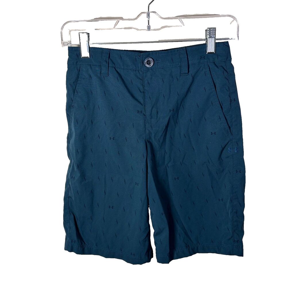 Under Armour Shorts Boy's Youth Medium Printed Loose Athletic Active 8.5"